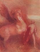 Odilon Redon Pegasus oil painting artist